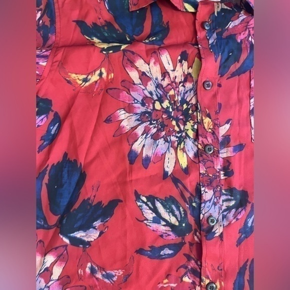 Men's Mcedar Button Down Short Sleeve Hawaiian Shirt and short set Sz m - Picture 4 of 6